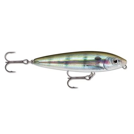 Rapala Skitter Walk 08, 3 18 , 716 Oz, Topwater, Vmc 3 Treble Hooks, SaltwaterFreshwater, Pinfish SW08PF